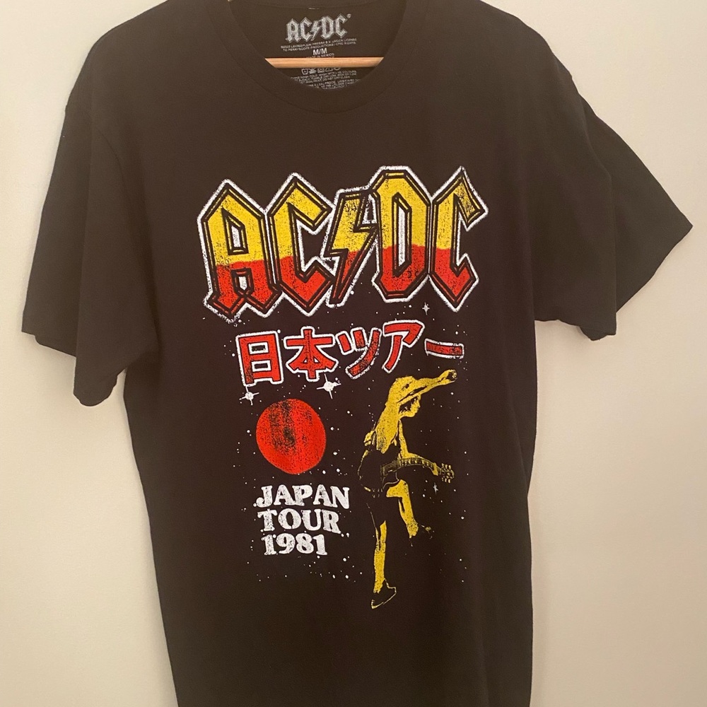 AC/DC 1981 Japan concert tee shirt